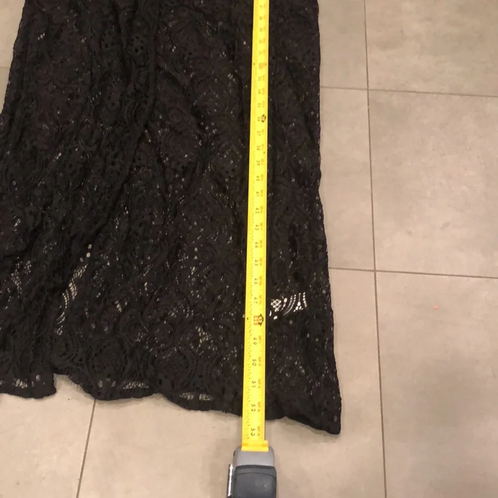 Elan Beach Long Black Lace Cover Up - Picture 12 of 15